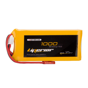 Liperior 1000mAh 2S 20C 7.4V Lipo Battery With JST Plug
