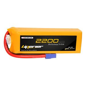 Liperior 2200mAh 3S 60C 11.1V Lipo Battery With EC3 Plug