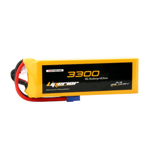 Liperior 3300mAh 4S 40C 14.8V Lipo Battery With EC3 Plug