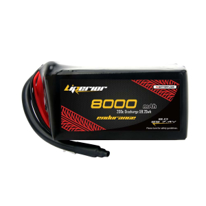Liperior Endurance 8000mAh 2S 200C 7.4V Shorty Drag Racing Lipo Battery