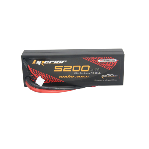 Liperior Endurance 5200mAh 2S 150C 7.4V Hardcase Lipo Battery With T-Connector