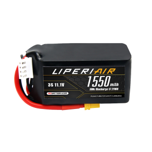 LiperiAir 1550mAh 3S 100C 11.1V Lipo Battery With XT60 Plug