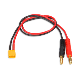 XT30 Male Connector to 4mm Banana Plug Charge Lead Adapter