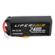 LiperiAir 2400mAh 6S 80C 22.2V Lipo Battery With XT60 Plug