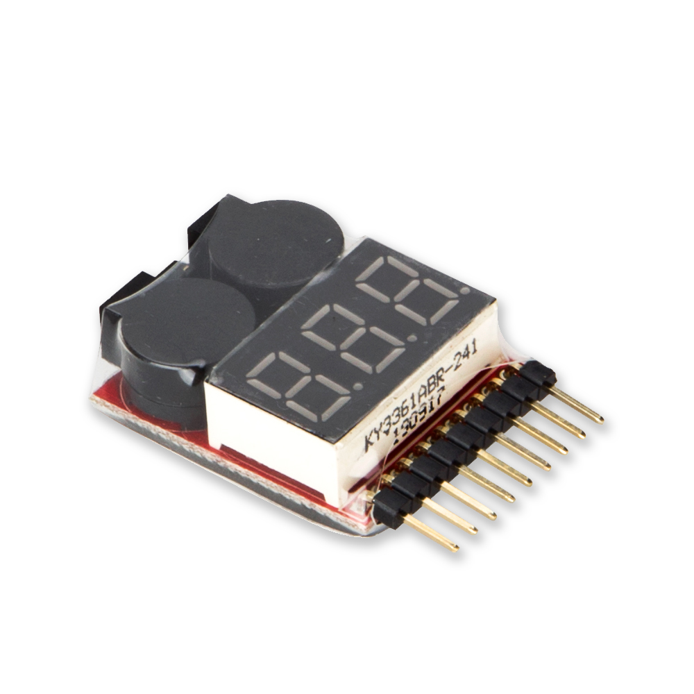 2S-3S RC Lipo Battery Low Voltage Tester Checker Alarm Indicator Buzzer LED vm 